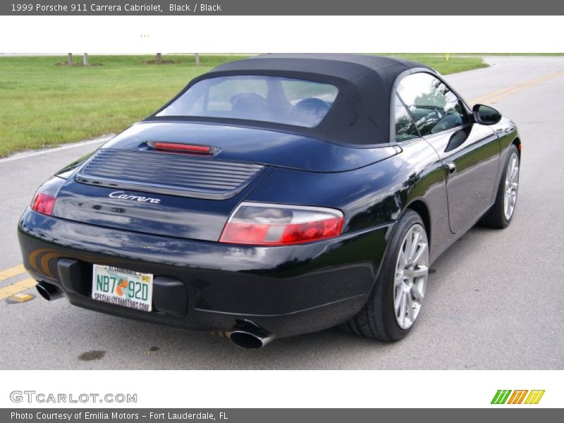 Black / Black 1999 Porsche 911 Carrera Cabriolet