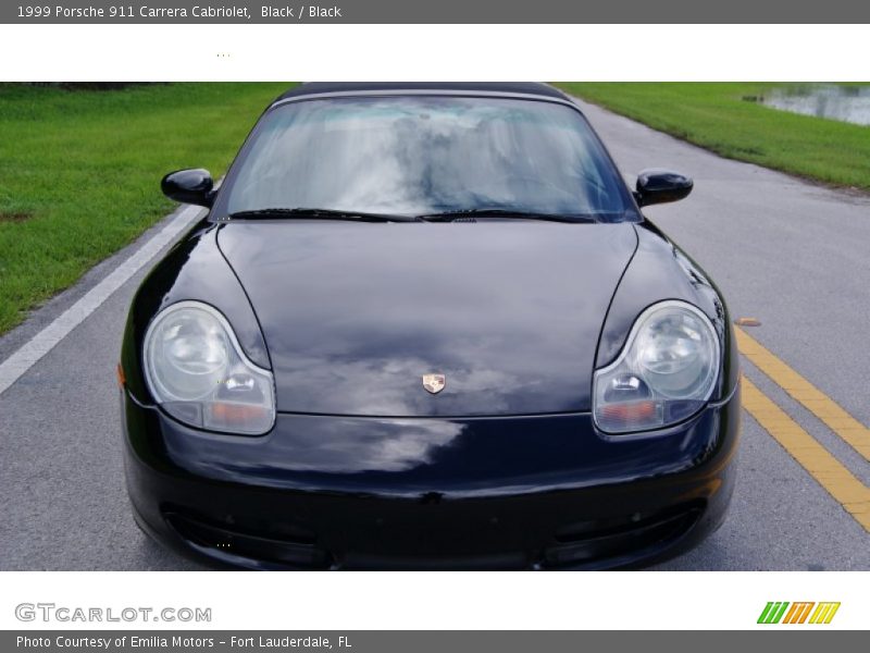 Black / Black 1999 Porsche 911 Carrera Cabriolet