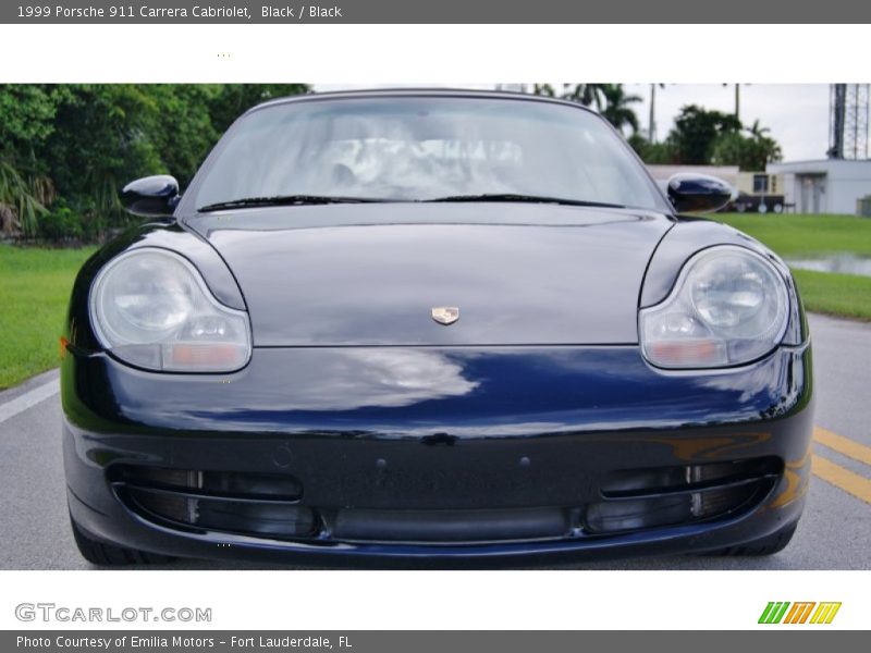 Black / Black 1999 Porsche 911 Carrera Cabriolet