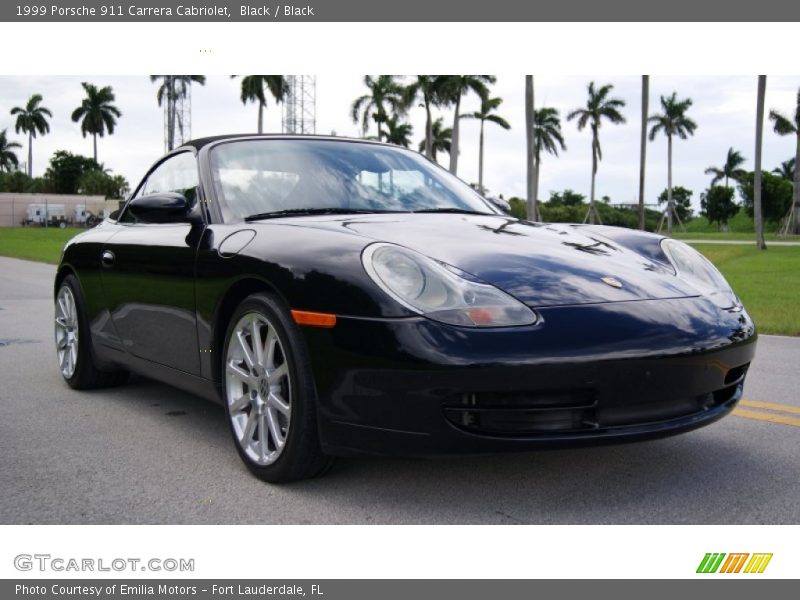 Black / Black 1999 Porsche 911 Carrera Cabriolet