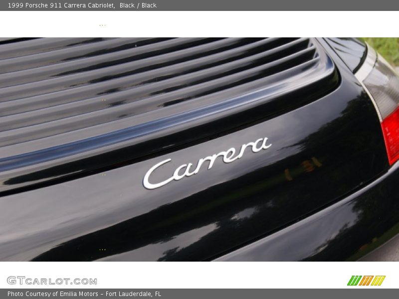 Black / Black 1999 Porsche 911 Carrera Cabriolet