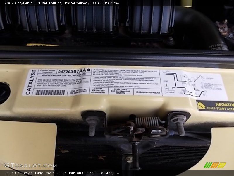 Pastel Yellow / Pastel Slate Gray 2007 Chrysler PT Cruiser Touring