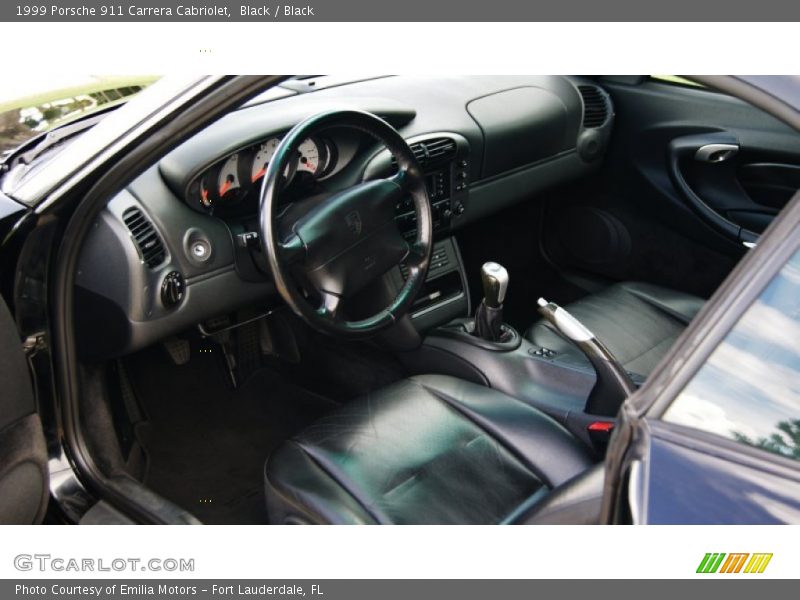  1999 911 Carrera Cabriolet Black Interior
