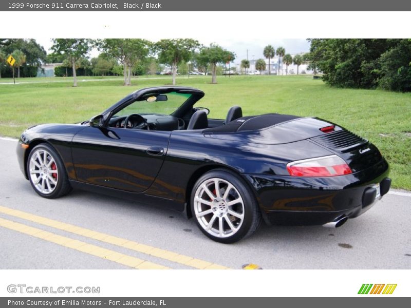 Black / Black 1999 Porsche 911 Carrera Cabriolet