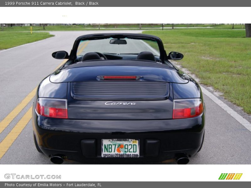 Black / Black 1999 Porsche 911 Carrera Cabriolet