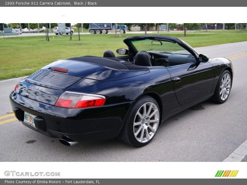 Black / Black 1999 Porsche 911 Carrera Cabriolet