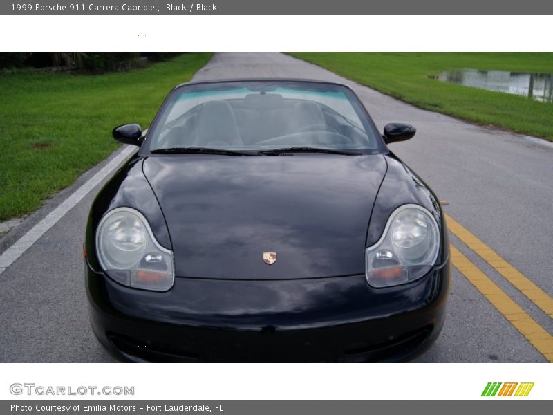 Black / Black 1999 Porsche 911 Carrera Cabriolet
