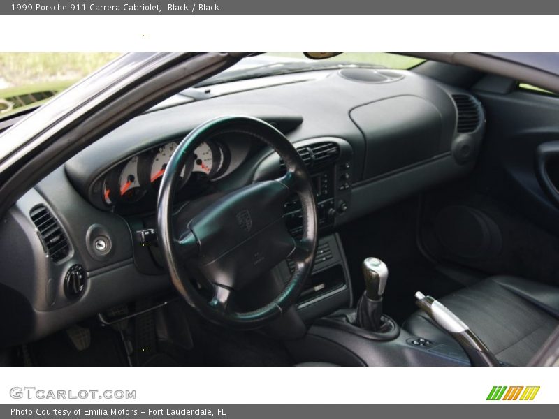 Black / Black 1999 Porsche 911 Carrera Cabriolet