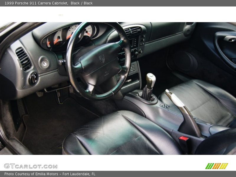 Front Seat of 1999 911 Carrera Cabriolet