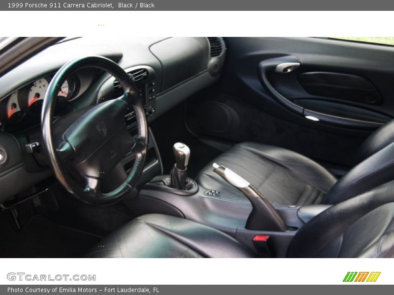 Black / Black 1999 Porsche 911 Carrera Cabriolet
