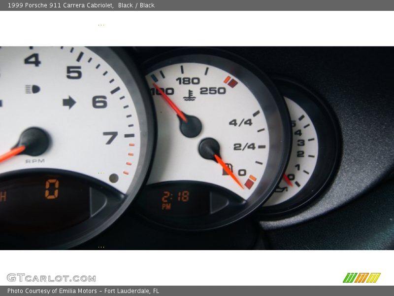 Black / Black 1999 Porsche 911 Carrera Cabriolet