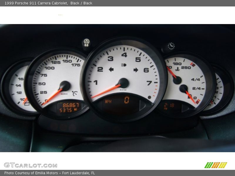  1999 911 Carrera Cabriolet Carrera Cabriolet Gauges