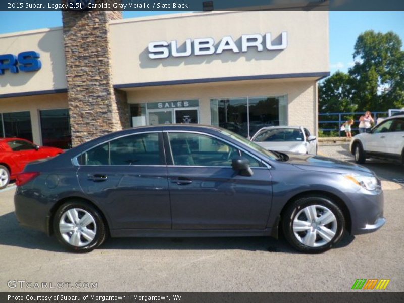 Carbide Gray Metallic / Slate Black 2015 Subaru Legacy 2.5i