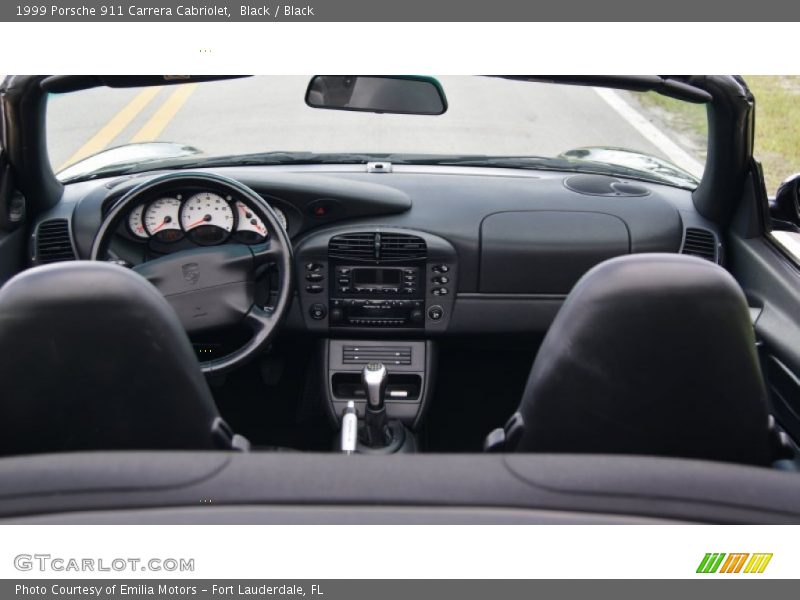 Black / Black 1999 Porsche 911 Carrera Cabriolet