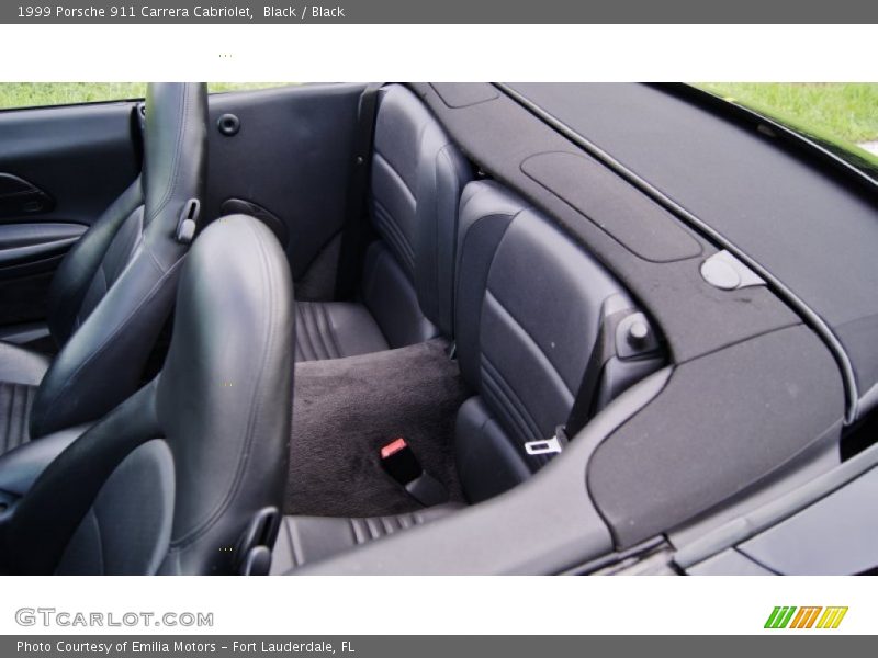 Black / Black 1999 Porsche 911 Carrera Cabriolet
