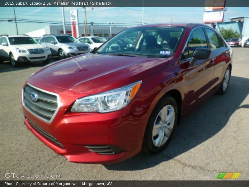Venetian Red Pearl / Slate Black 2015 Subaru Legacy 2.5i