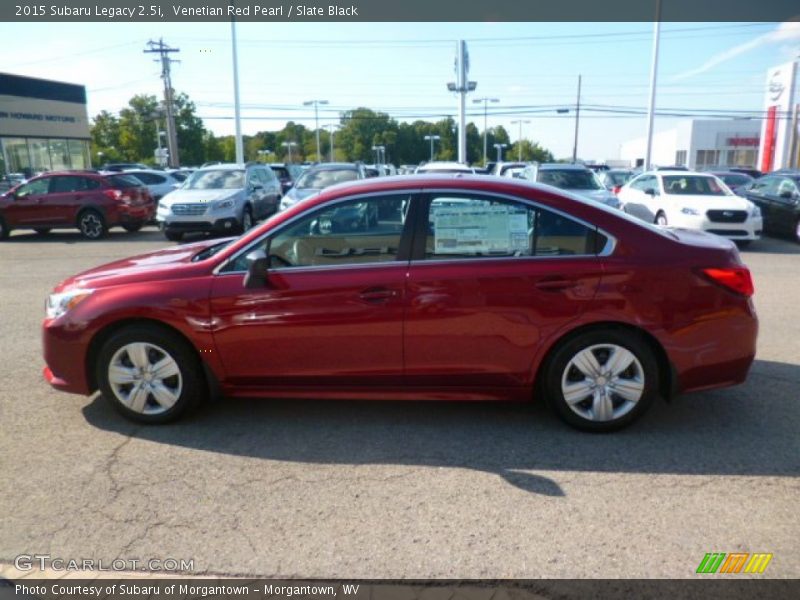 Venetian Red Pearl / Slate Black 2015 Subaru Legacy 2.5i
