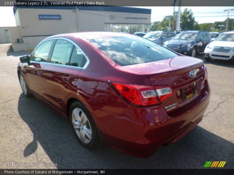 Venetian Red Pearl / Slate Black 2015 Subaru Legacy 2.5i
