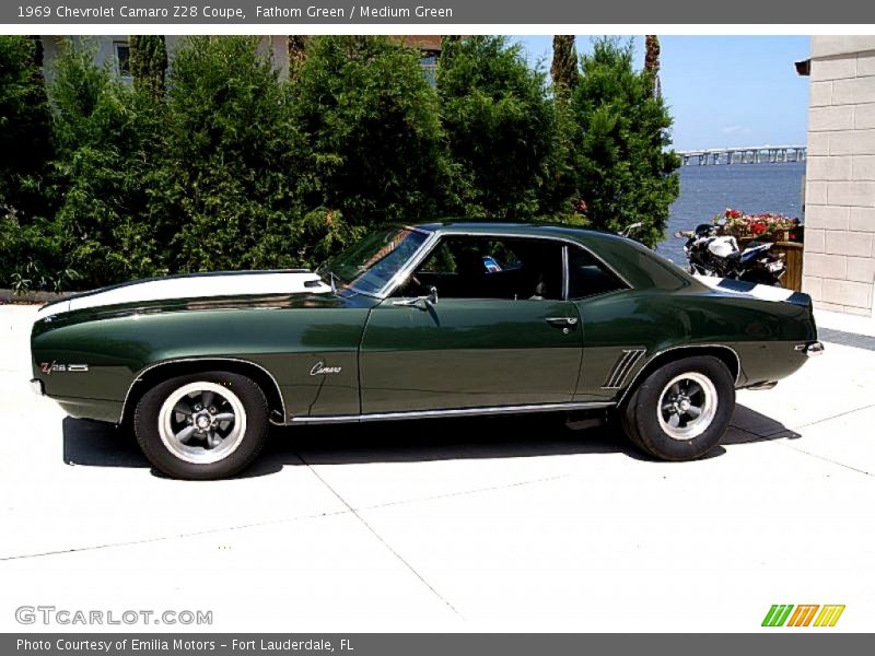  1969 Camaro Z28 Coupe Fathom Green