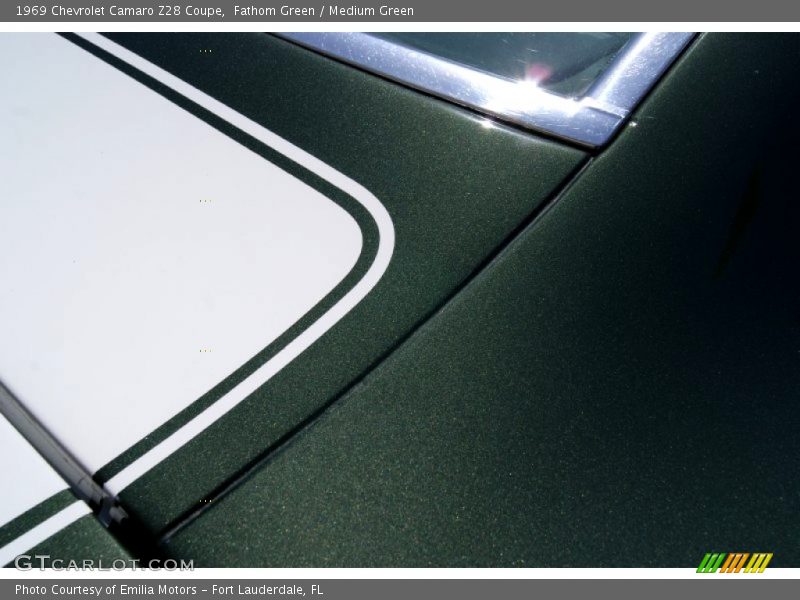 Color Sample of 1969 Camaro Z28 Coupe