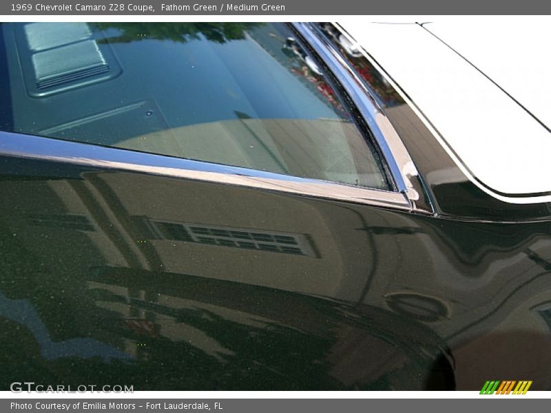 Fathom Green / Medium Green 1969 Chevrolet Camaro Z28 Coupe