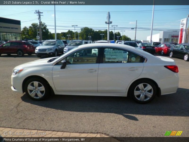 Crystal White Pearl / Warm Ivory 2015 Subaru Legacy 2.5i