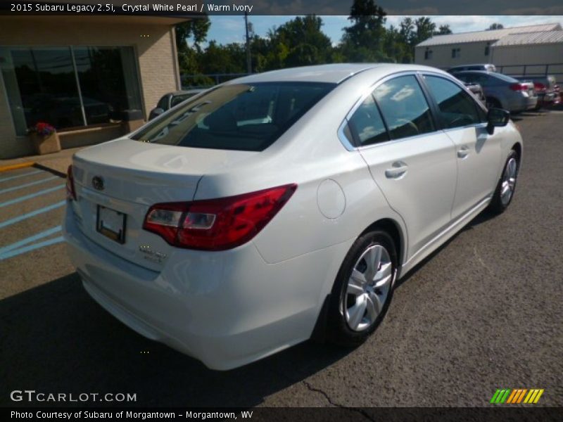 Crystal White Pearl / Warm Ivory 2015 Subaru Legacy 2.5i