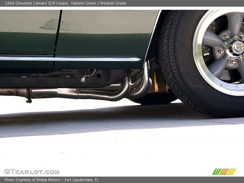 Fathom Green / Medium Green 1969 Chevrolet Camaro Z28 Coupe