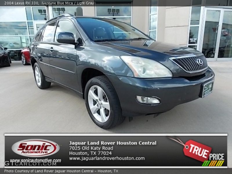 Neptune Blue Mica / Light Gray 2004 Lexus RX 330