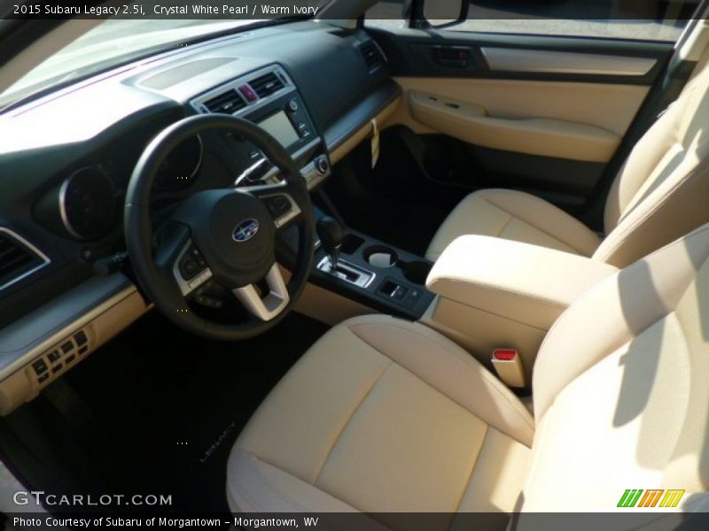 Crystal White Pearl / Warm Ivory 2015 Subaru Legacy 2.5i