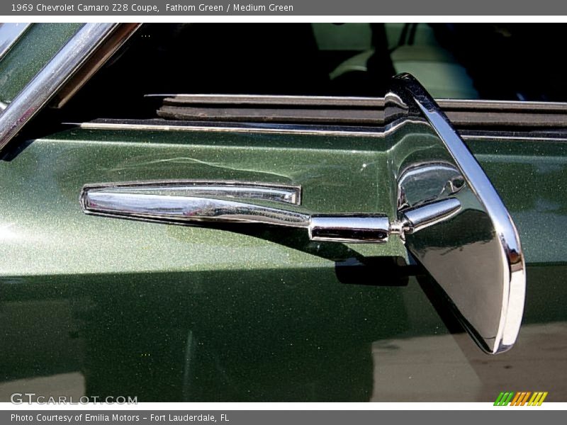 Fathom Green / Medium Green 1969 Chevrolet Camaro Z28 Coupe