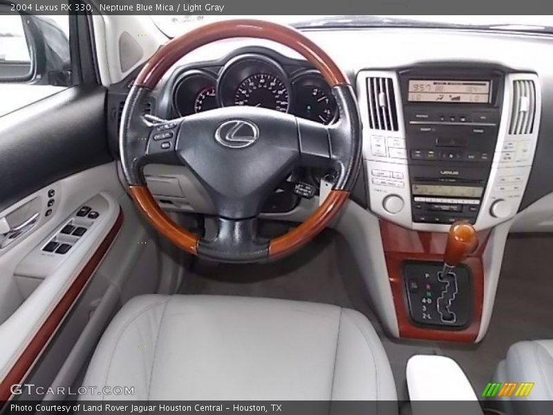 Neptune Blue Mica / Light Gray 2004 Lexus RX 330