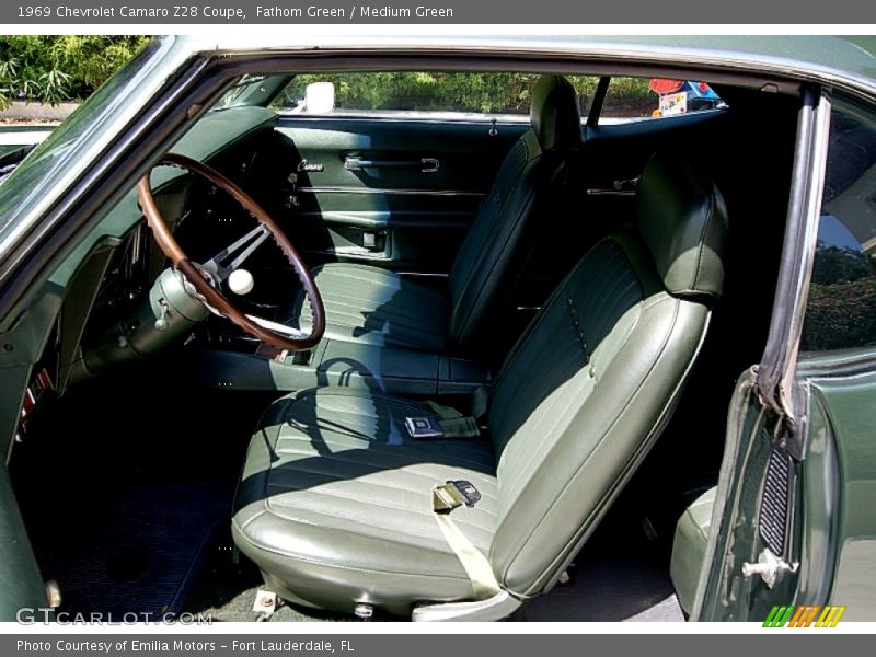 Front Seat of 1969 Camaro Z28 Coupe