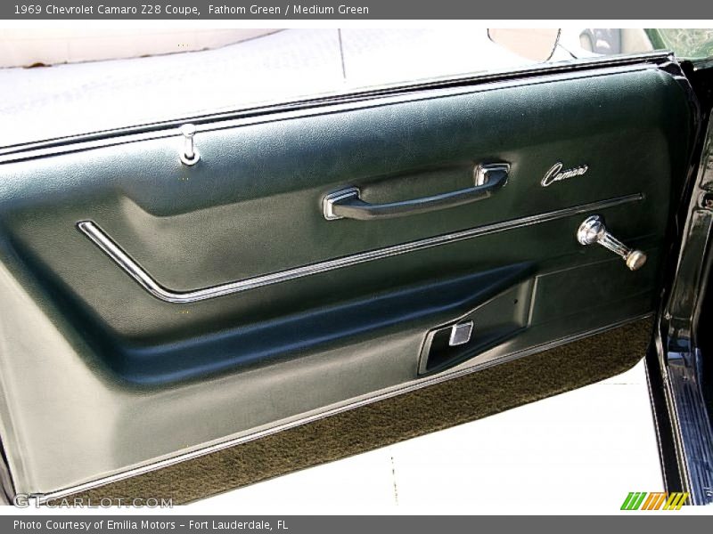 Door Panel of 1969 Camaro Z28 Coupe