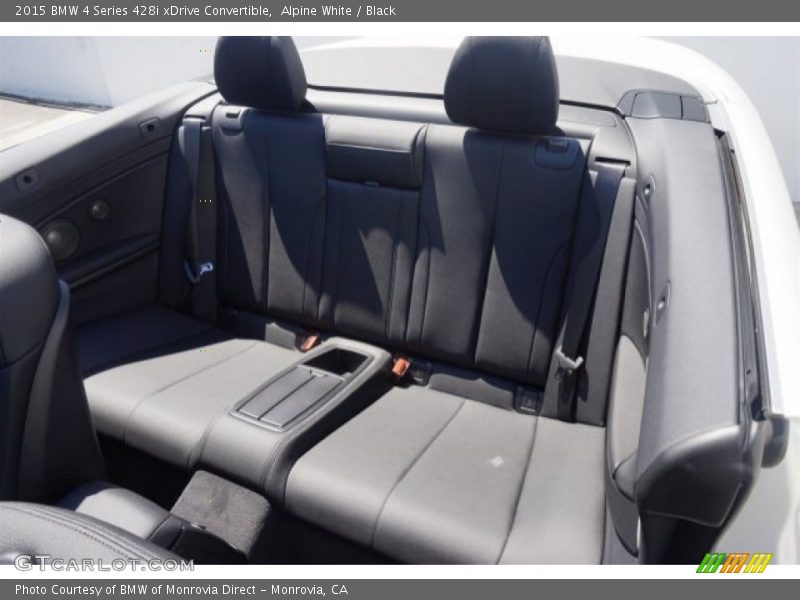 Rear Seat of 2015 4 Series 428i xDrive Convertible