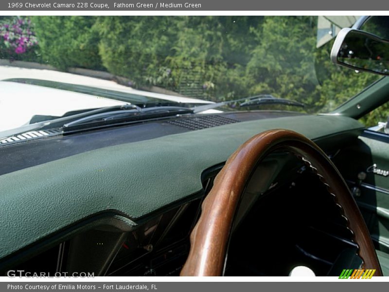 Fathom Green / Medium Green 1969 Chevrolet Camaro Z28 Coupe