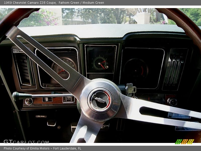 Fathom Green / Medium Green 1969 Chevrolet Camaro Z28 Coupe