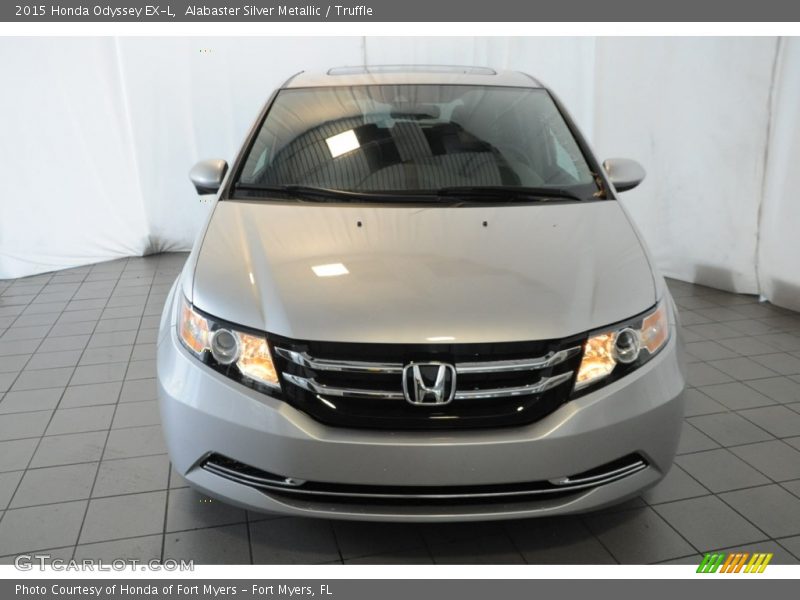 Alabaster Silver Metallic / Truffle 2015 Honda Odyssey EX-L