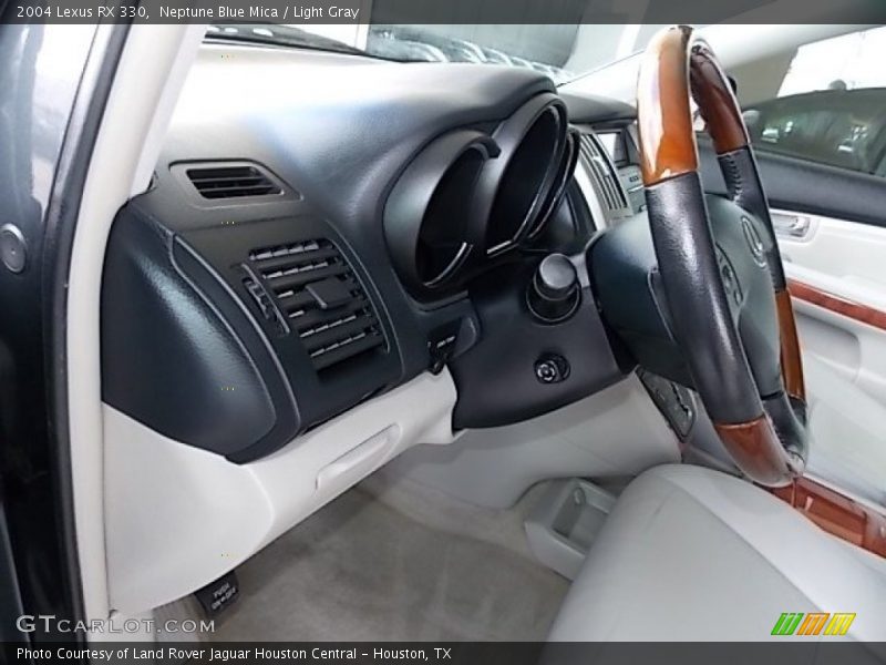 Neptune Blue Mica / Light Gray 2004 Lexus RX 330