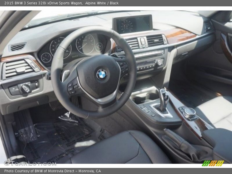 Alpine White / Black 2015 BMW 3 Series 328i xDrive Sports Wagon