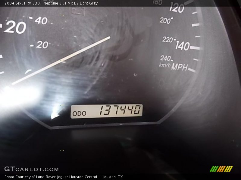 Neptune Blue Mica / Light Gray 2004 Lexus RX 330