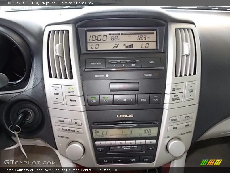 Neptune Blue Mica / Light Gray 2004 Lexus RX 330