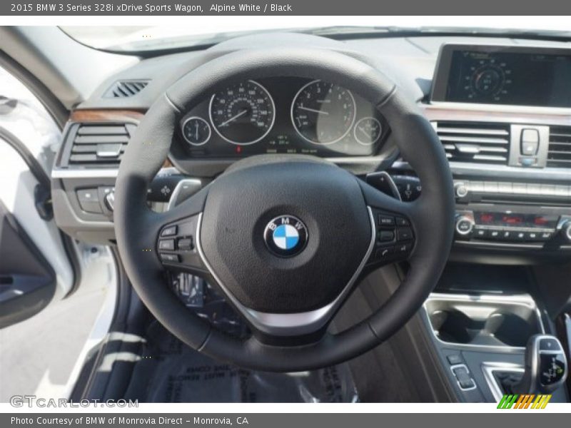 Alpine White / Black 2015 BMW 3 Series 328i xDrive Sports Wagon