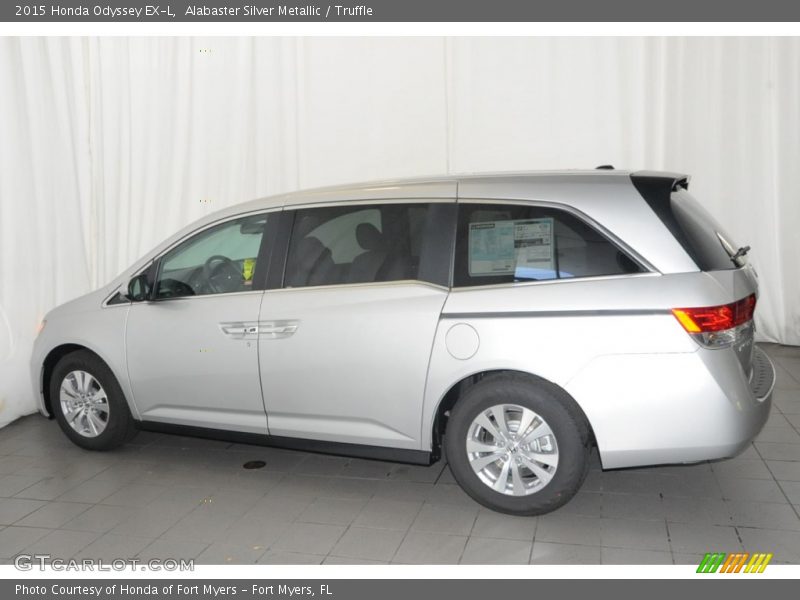 Alabaster Silver Metallic / Truffle 2015 Honda Odyssey EX-L