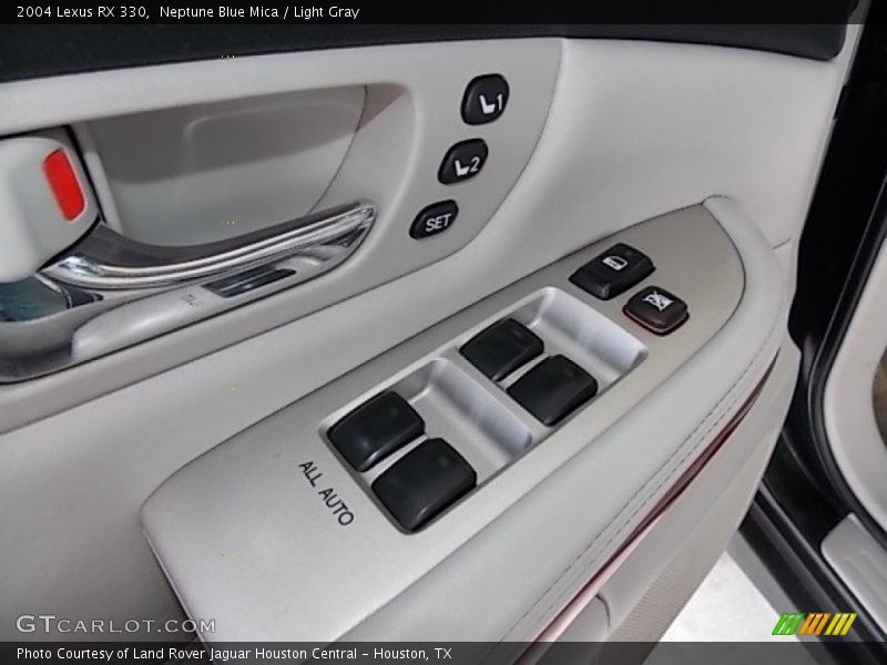 Neptune Blue Mica / Light Gray 2004 Lexus RX 330
