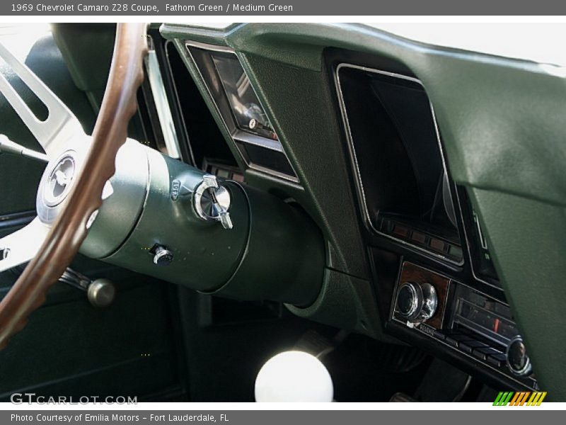 Fathom Green / Medium Green 1969 Chevrolet Camaro Z28 Coupe