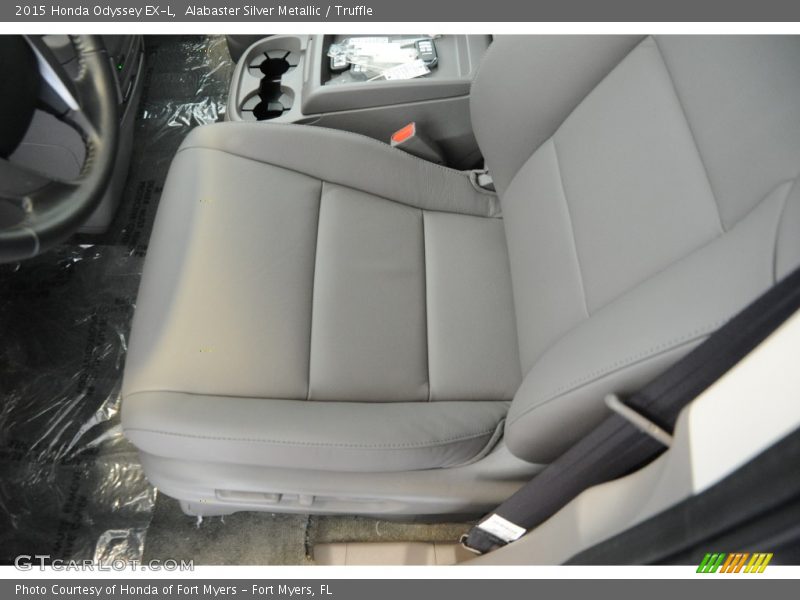 Alabaster Silver Metallic / Truffle 2015 Honda Odyssey EX-L