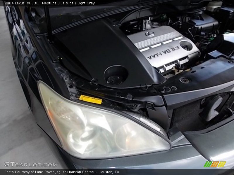 Neptune Blue Mica / Light Gray 2004 Lexus RX 330