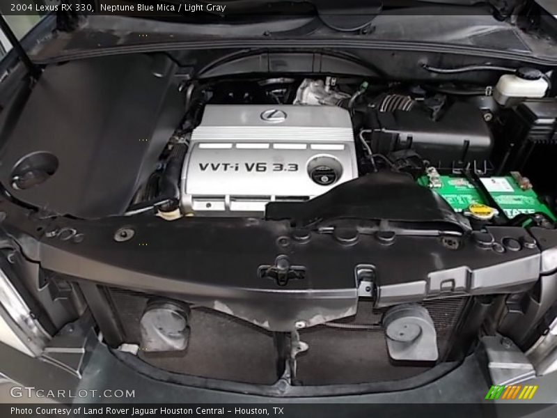 Neptune Blue Mica / Light Gray 2004 Lexus RX 330