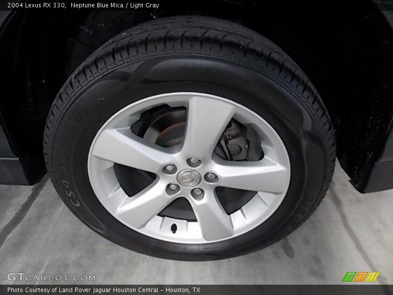 Neptune Blue Mica / Light Gray 2004 Lexus RX 330